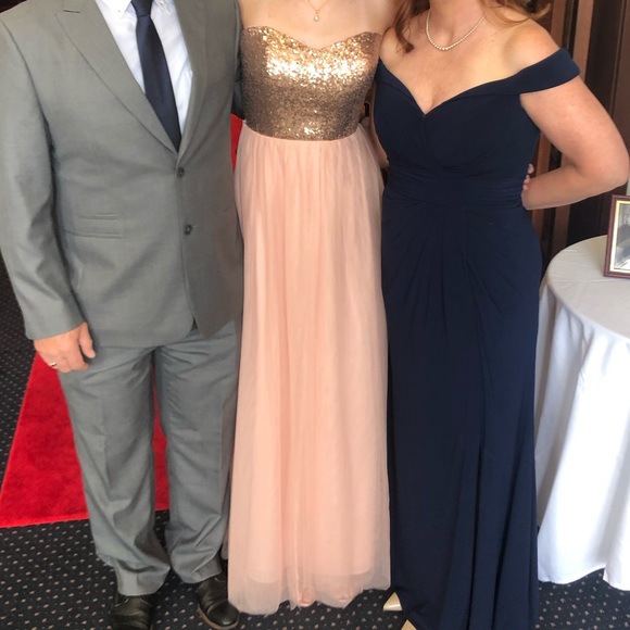 Christina Wu Dresses & Skirts - Rose Gold Dress